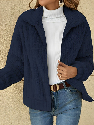 Lisa | Eleganter weicher & bequemer kuscheliger Teddy Mantel