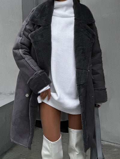 Mandy | Stylischer Teddy Mantel