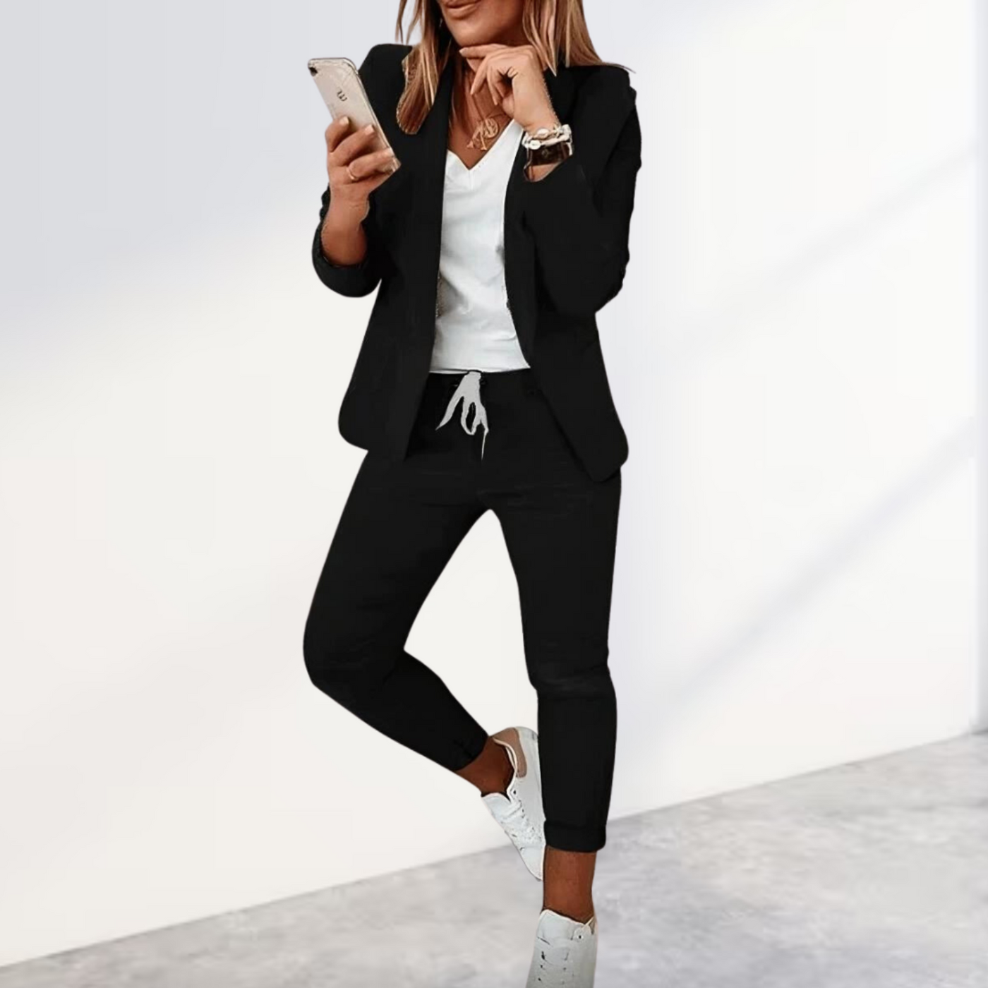 Marie | Eleganter anzug Blazer und Hosen Set