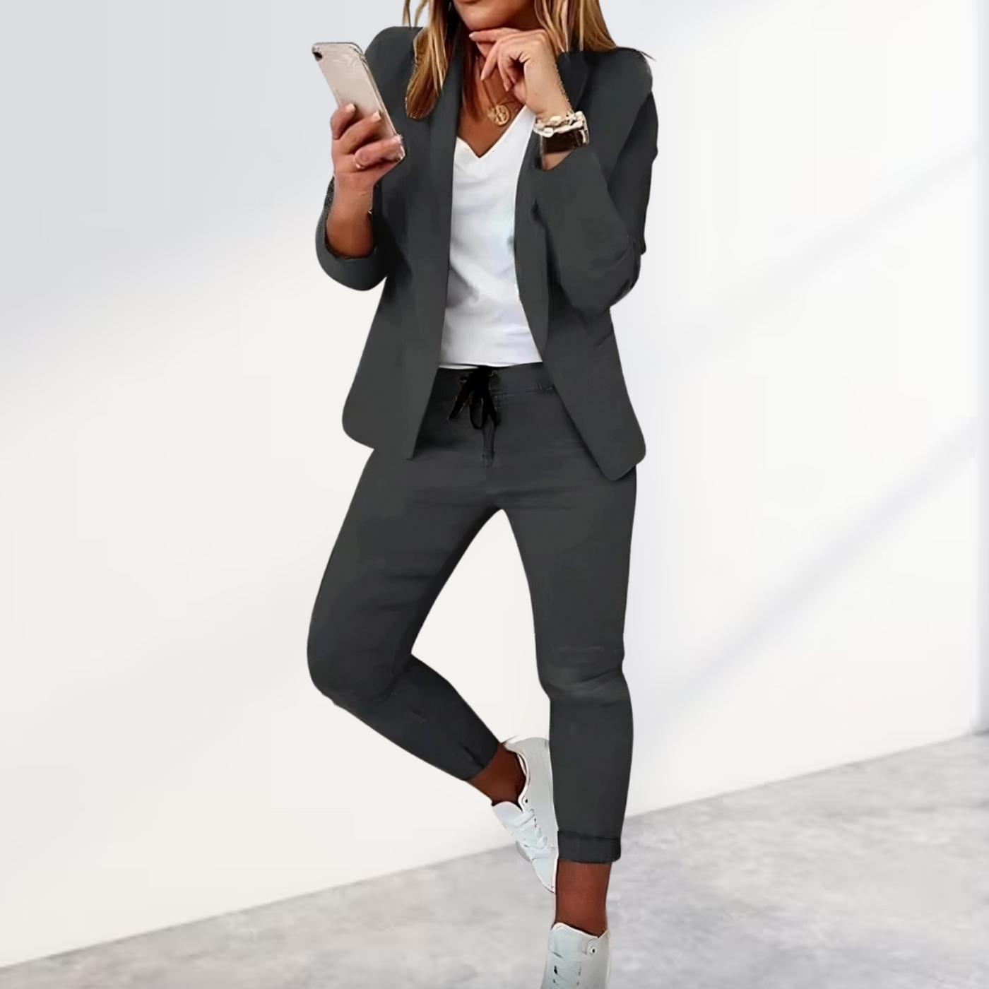 Marie | Eleganter anzug Blazer und Hosen Set
