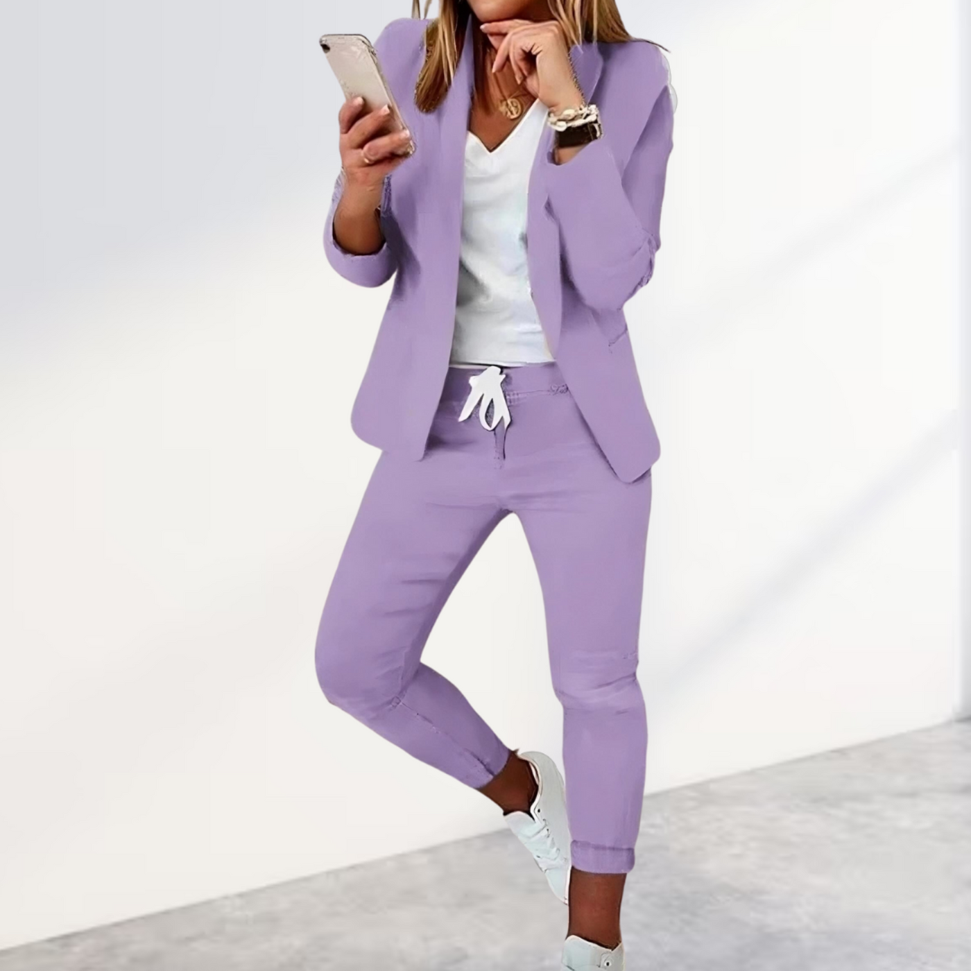 Marie | Eleganter anzug Blazer und Hosen Set