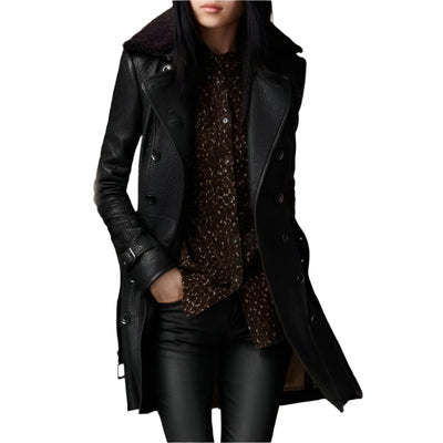 Jessika | Eleganter hochwertigen Materialien  Wintermantel