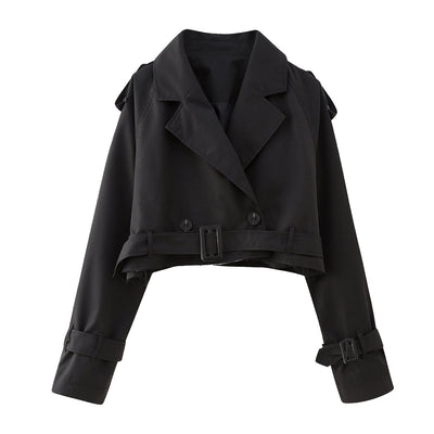Stephanie | Eleganter Kurzer Trenchcoat