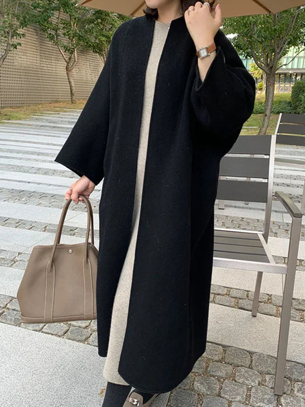 Nadine | Eleganter Langer Wollmantel
