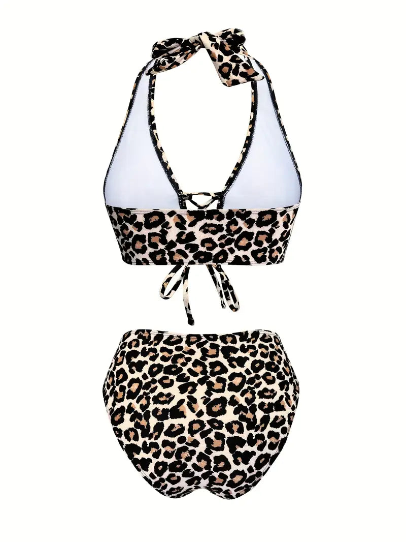 Sophia | Elegantes Bikini-Set mit Leopardenmuster