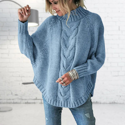 Mary | Eleganter Rollkragen Strickpullover