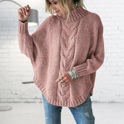 Mary | Eleganter Rollkragen Strickpullover