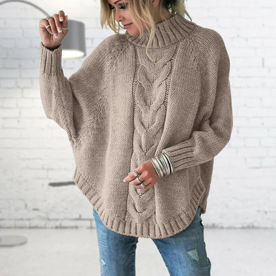 Mary | Eleganter Rollkragen Strickpullover