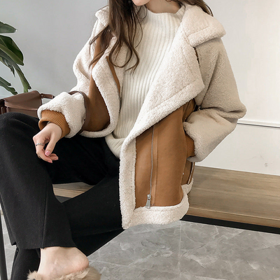 Juliane | Eleganter Teddymantel mit großem Kragen