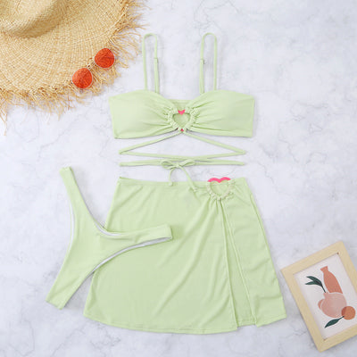Kerstin | Elegantes 3-teiliges Bikini-Set