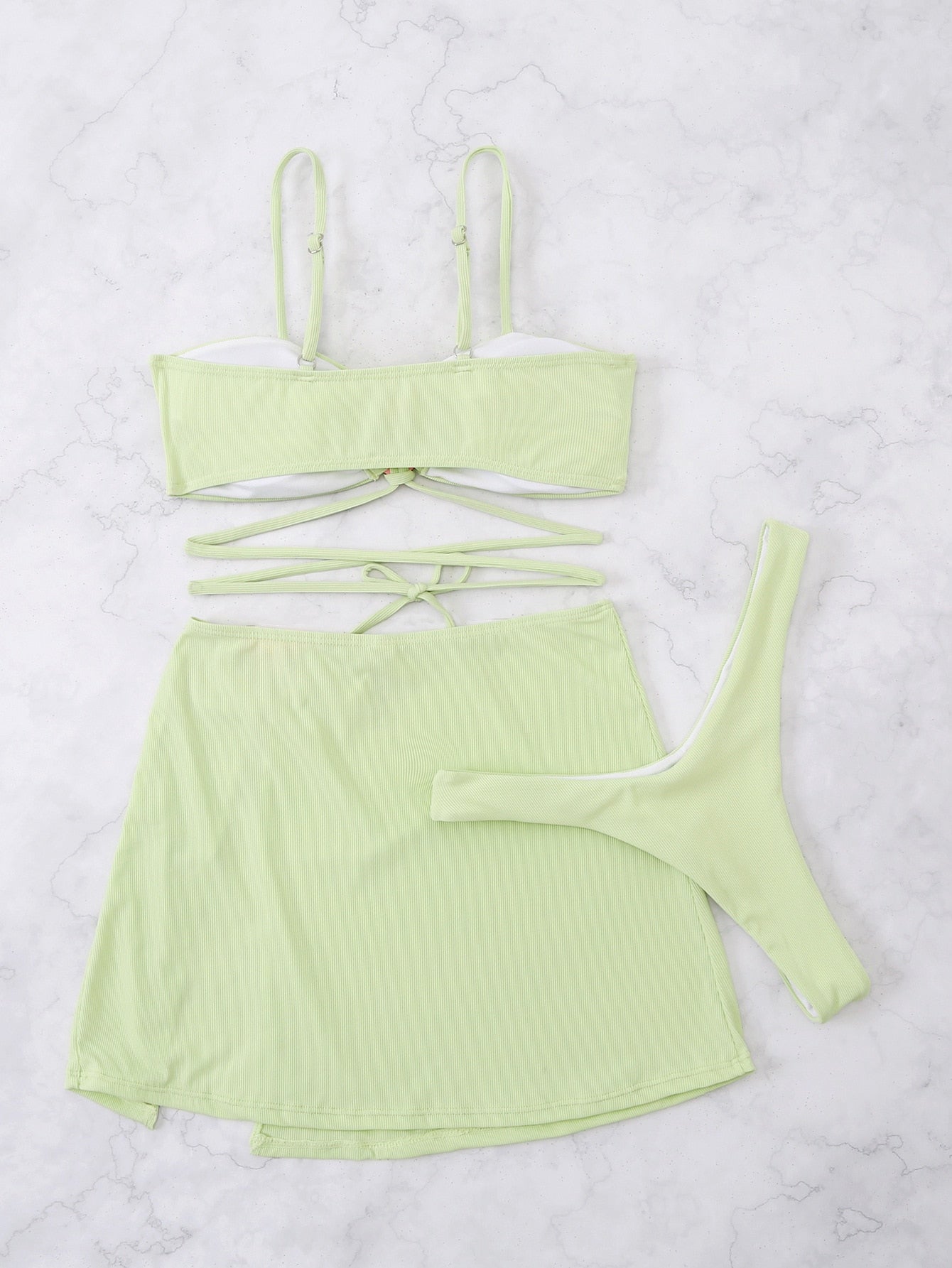 Kerstin | Elegantes 3-teiliges Bikini-Set