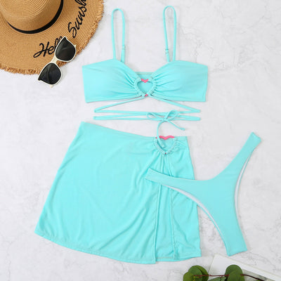 Kerstin | Elegantes 3-teiliges Bikini-Set