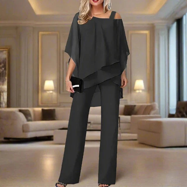 Jennifer | Elegantes Chiffon Set