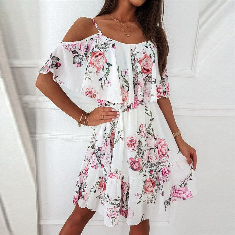 Monika | Elegantes Blumenmuster kleid