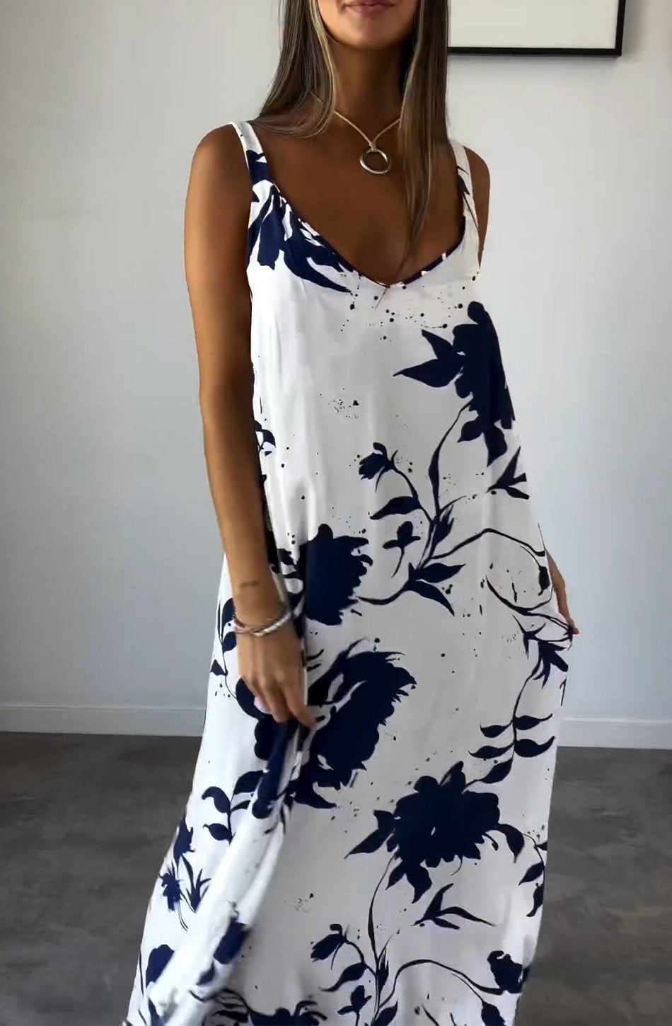 Mathilde | Elegantes Druckkleid