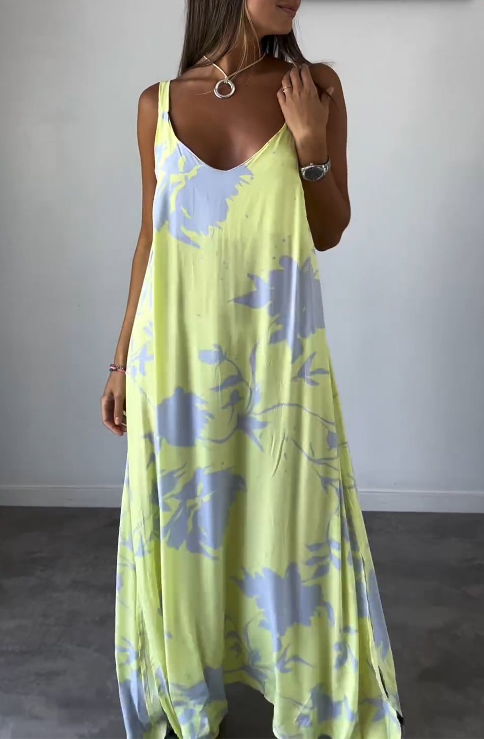 Mathilde | Elegantes Druckkleid