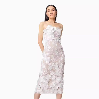 Daniela | Elegantes Festliches Midi Party Kleid
