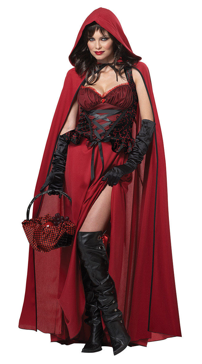 Karolin | Elegantes Kapuzenumhang und Korsett Kleid Set