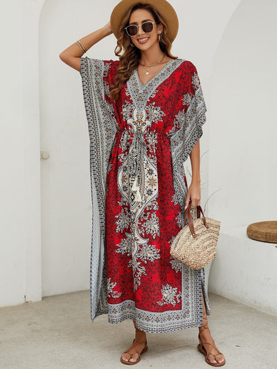 Laura | Elegant und komfortabel Sommer V-Ausschnitt Maxikleid