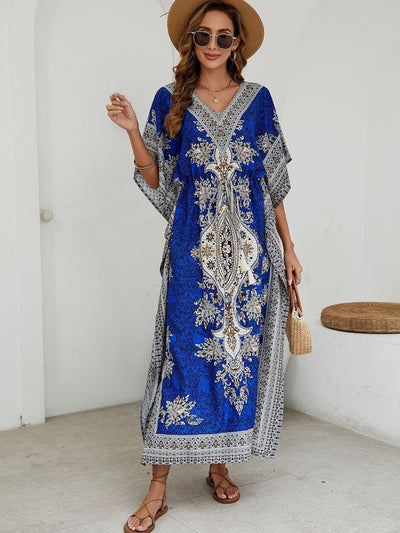 Laura | Elegant und komfortabel Sommer V-Ausschnitt Maxikleid