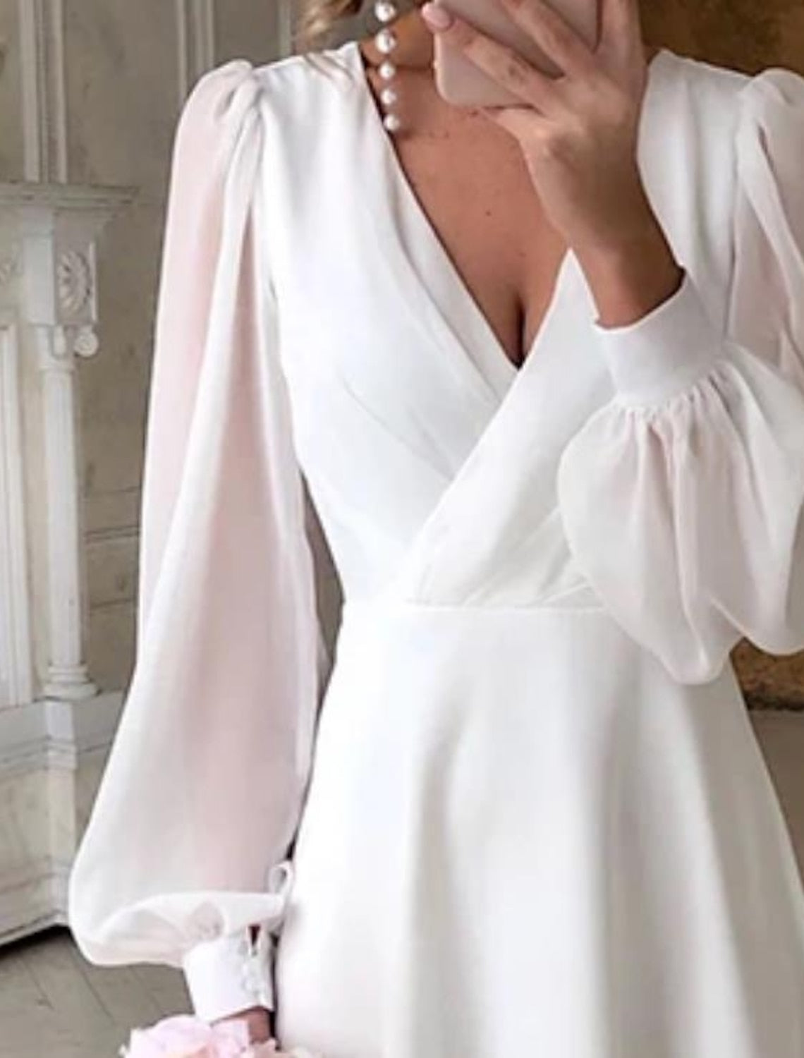 Lisa | Elegantes Midi-Brautkleid