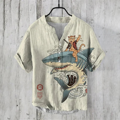 Lucas | Entspanntes Henley Shirt
