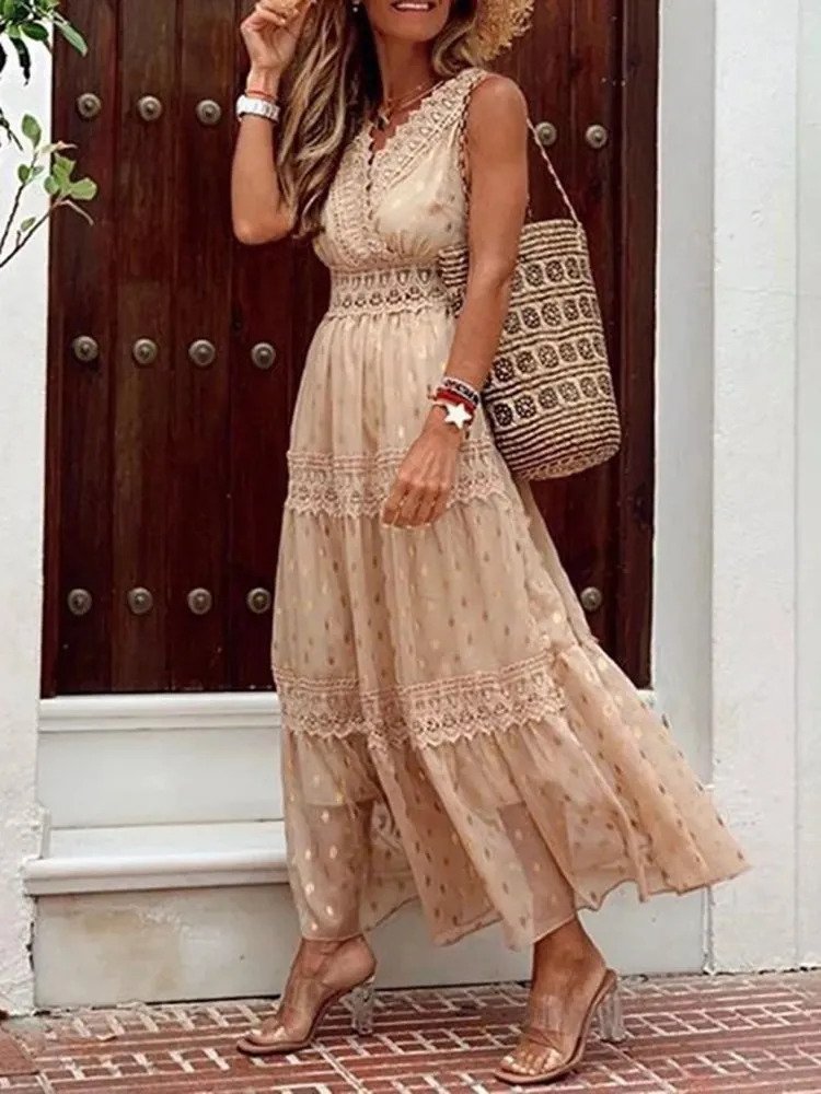Variant image for Maxikleid - Boho Sommerkleid Lang-6
