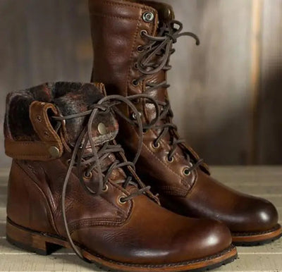 Petra | Faltbare Schnürstiefel