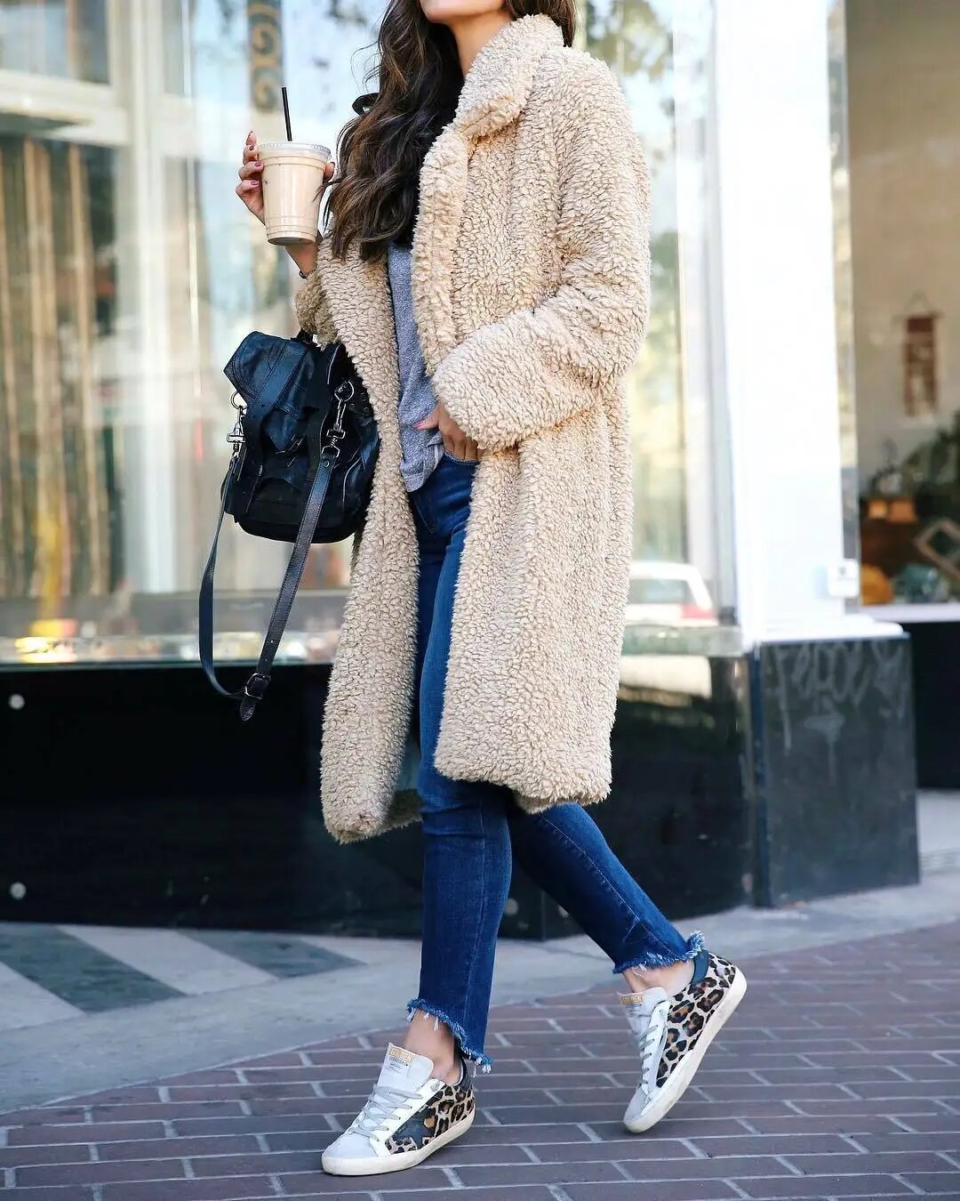 Federica | Lange Fleece Winterjacke