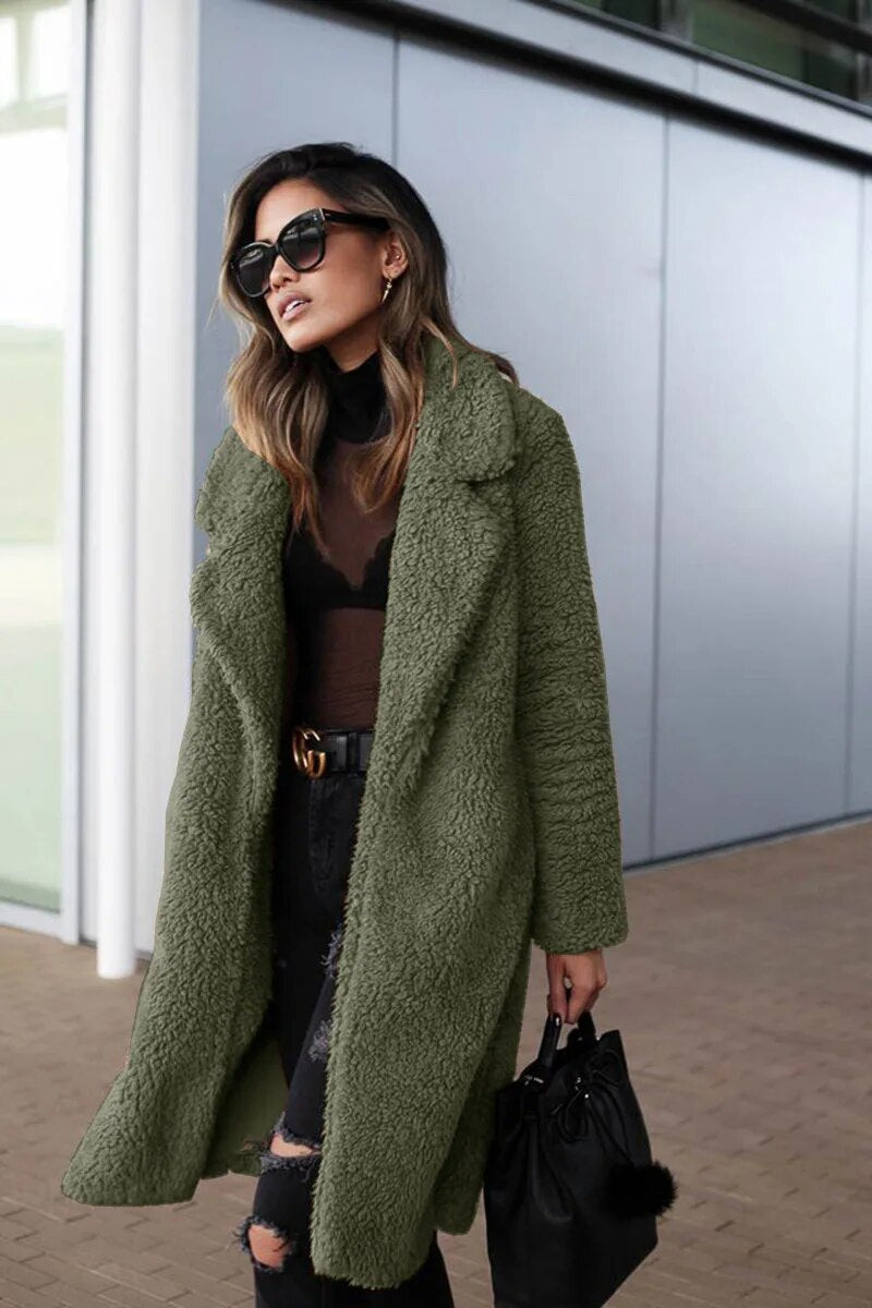 Federica | Lange Fleece Winterjacke