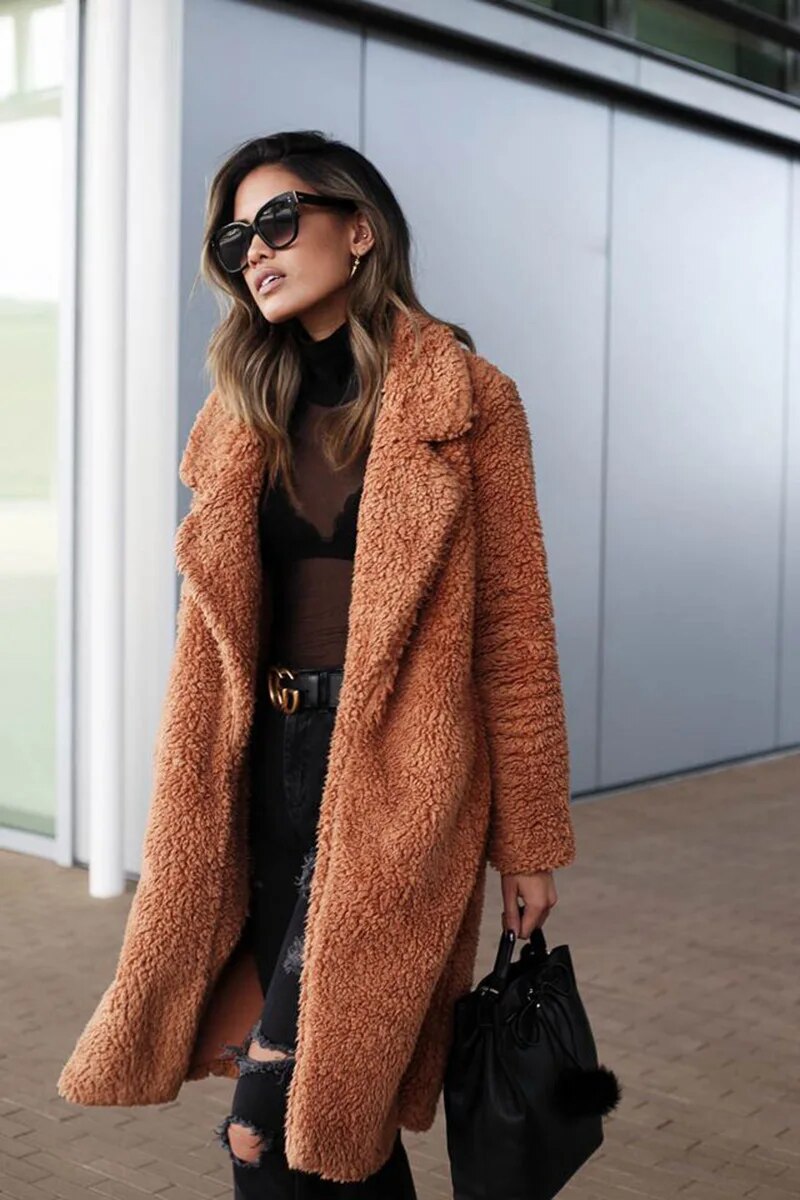 Federica | Lange Fleece Winterjacke