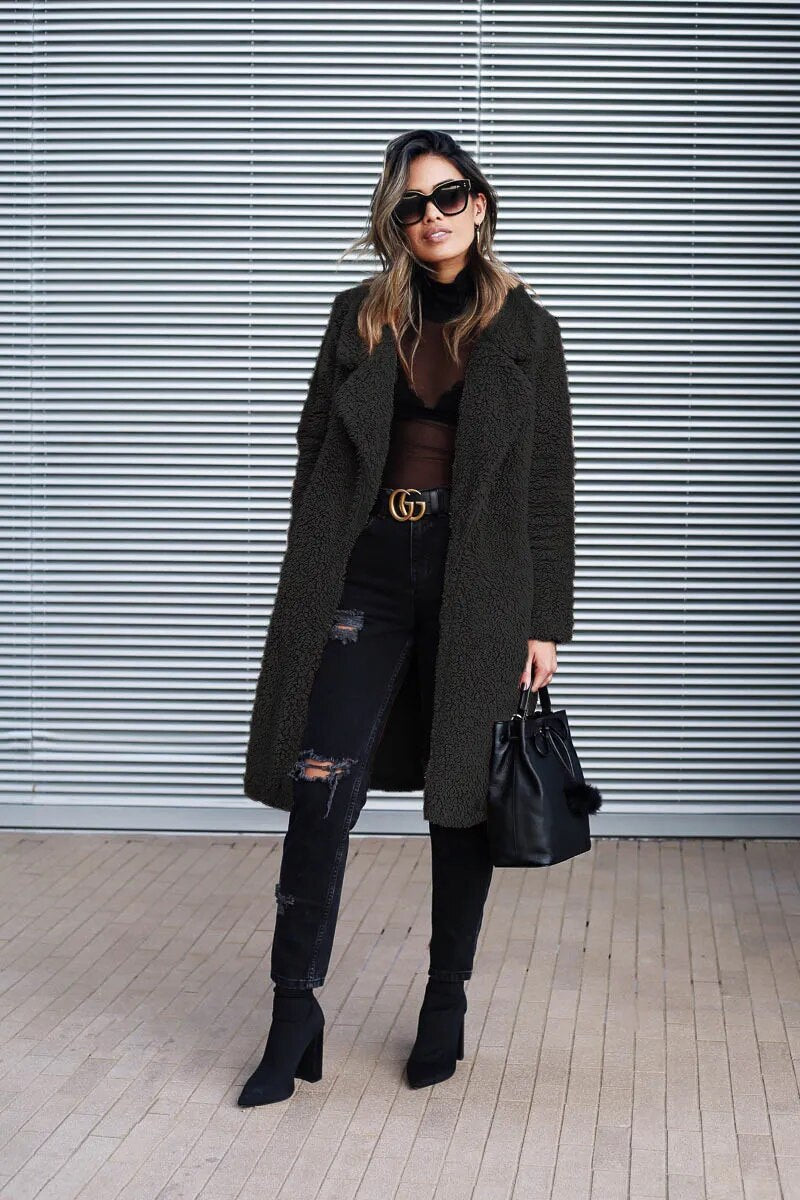 Federica | Lange Fleece Winterjacke