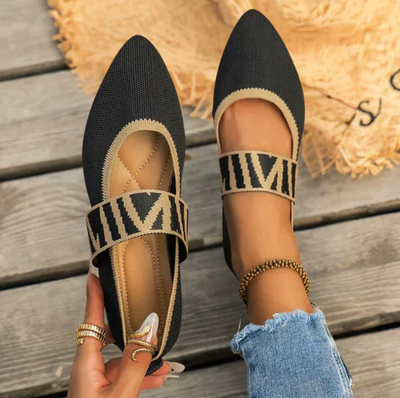 Sara | Elegante Flache Dirndlschuhe