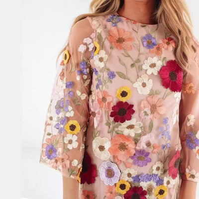 Johanna | Florales Mini Kleid