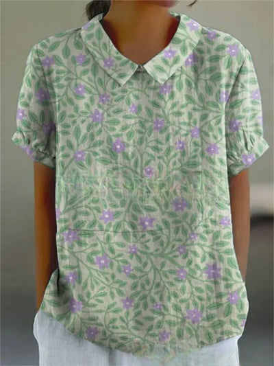 Dämpfer | Damen Top mit Blumendesign – Leicht und Atmungsaktiv