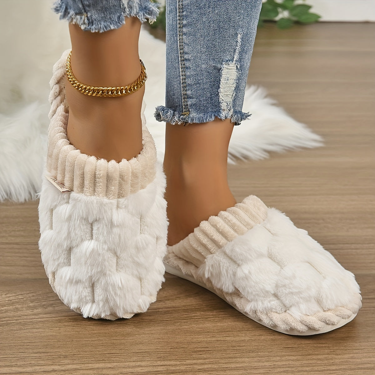 Francesca | Weiche Winterpantoffeln mit rutschfester Sohle