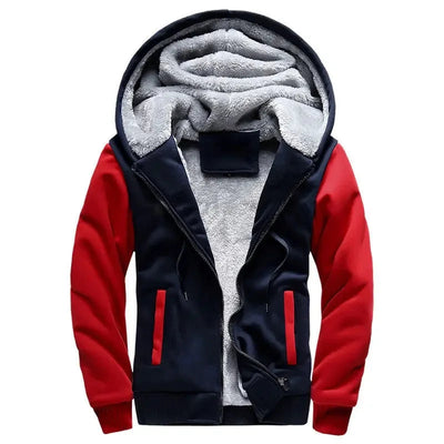 Tobias | Funktionale Fleece Steppjacke mit Kapuze