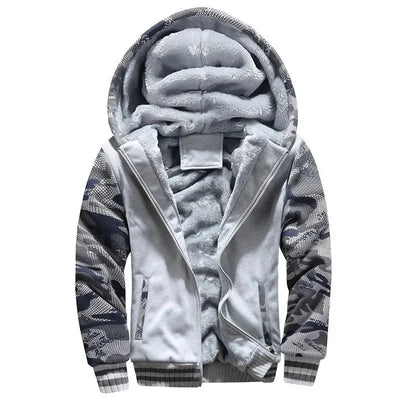 Tobias | Funktionale Fleece Steppjacke mit Kapuze