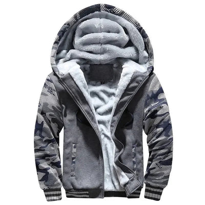 Tobias | Funktionale Fleece Steppjacke mit Kapuze