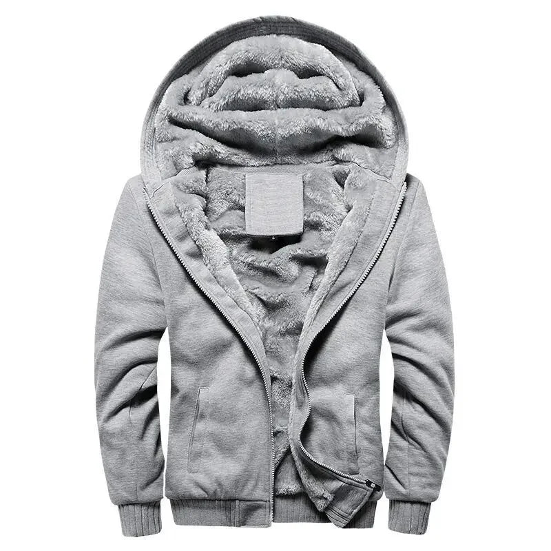 Tobias | Funktionale Fleece Steppjacke mit Kapuze