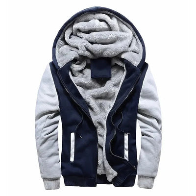 Tobias | Funktionale Fleece Steppjacke mit Kapuze
