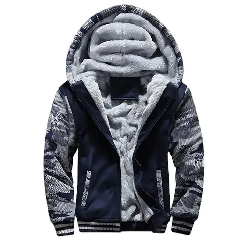 Tobias | Funktionale Fleece Steppjacke mit Kapuze