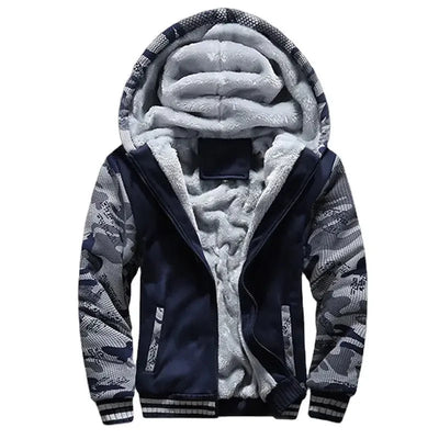 Tobias | Funktionale Fleece Steppjacke mit Kapuze