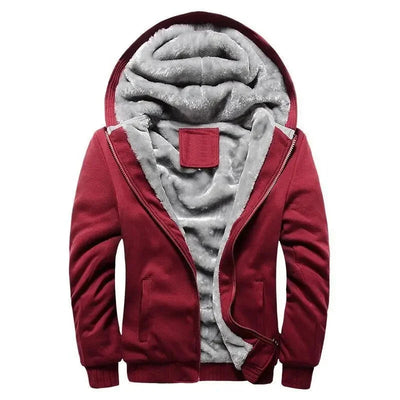 Tobias | Funktionale Fleece Steppjacke mit Kapuze