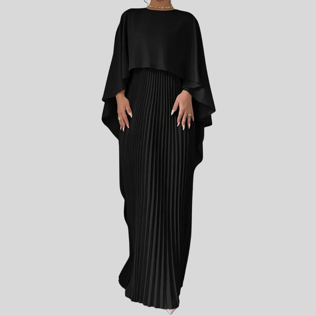 Gabriele | Langes Fledermaus-Maxikleid 0