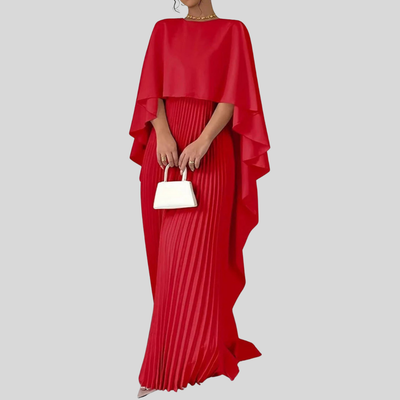 Gabriele | Langes Fledermaus-Maxikleid 1