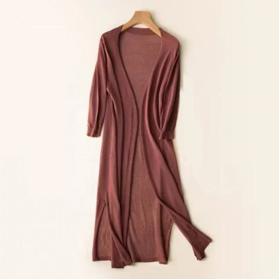 Genf | Lange leichte Strickjacke