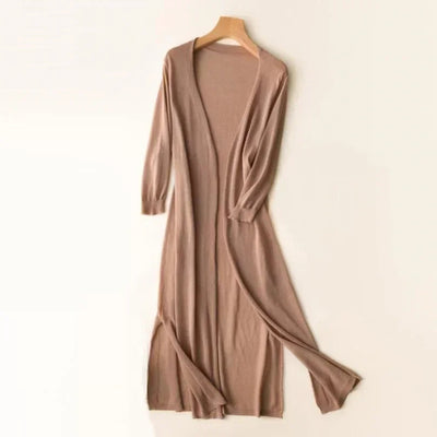 Genf | Lange leichte Strickjacke