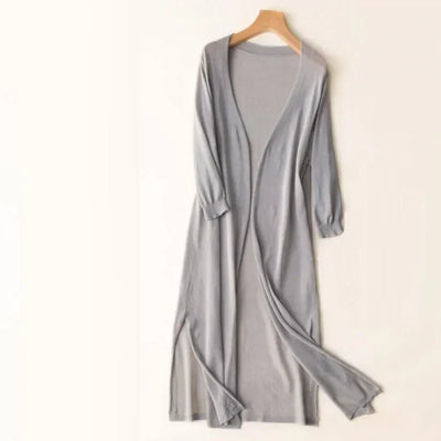 Genf | Lange leichte Strickjacke
