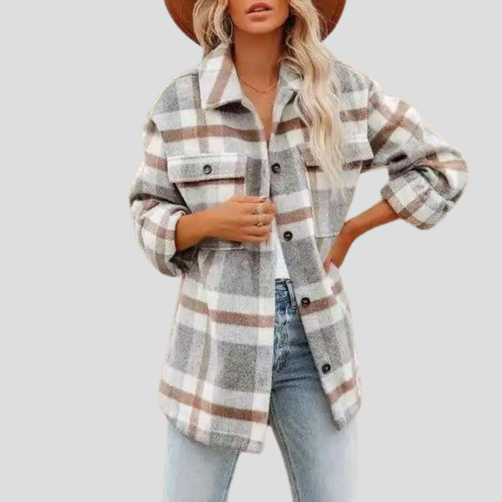 Gera | Stylisches Overshirt mit Karomuster